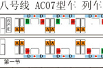 上海地铁8号线内包车广告尺寸示意图